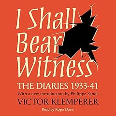 I Shall Bear Witness cover art