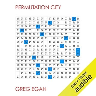 Permutation City Audiolibro Por Greg Egan arte de portada