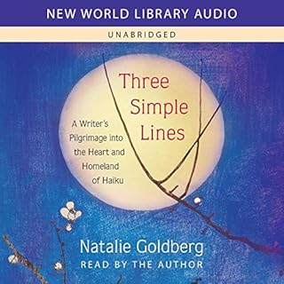 Three Simple Lines Audiobook By Natalie Goldberg cover art