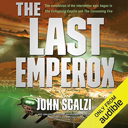 Diseño de la portada del título The Last Emperox