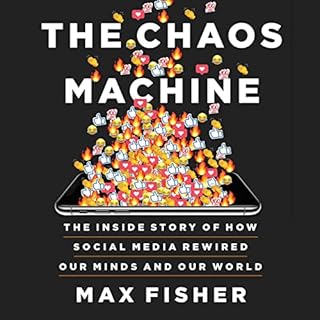 The Chaos Machine Audiolibro Por Max Fisher arte de portada