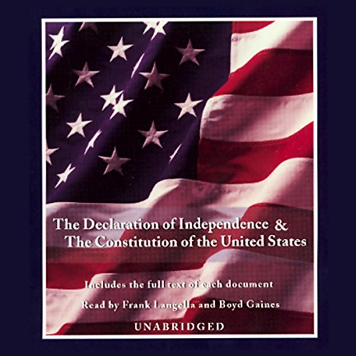 The Declaration of Independence and the Constitution of the United States Audiolivro Por Random House Audio capa