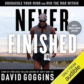 Never Finished Audiolibro Por David Goggins arte de portada