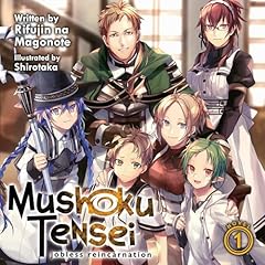 Mushoku Tensei Audiolibro Por Rifujin na Magonote arte de portada