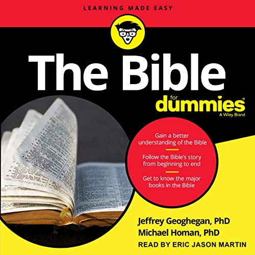 The Bible for Dummies Audiolibro Por Jeffrey Geoghegan, Michael Homan arte de portada