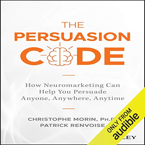 Diseño de la portada del título The Persuasion Code