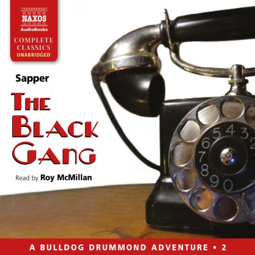 The Black Gang Audiolibro Por Sapper arte de portada