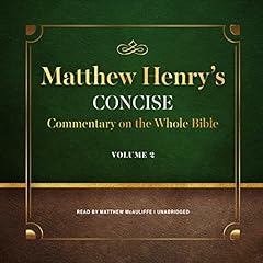 Matthew Henry’s Concise Commentary on the Whole Bible, Vol. 2 cover art