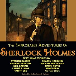 The Improbable Adventures of Sherlock Holmes Audiolibro Por John Joseph Adams - editor arte de portada