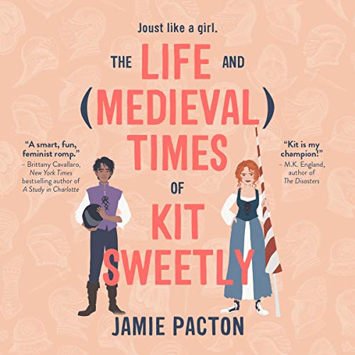 Diseño de la portada del título The Life and Medieval Times of Kit Sweetly