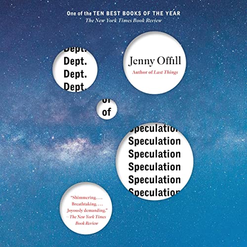 Dept. of Speculation Audiolibro Por Jenny Offill arte de portada