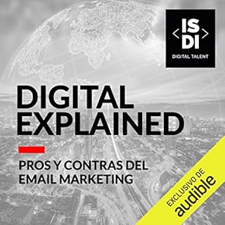 Diseño de la portada del título Pros y Contras del email Marketing