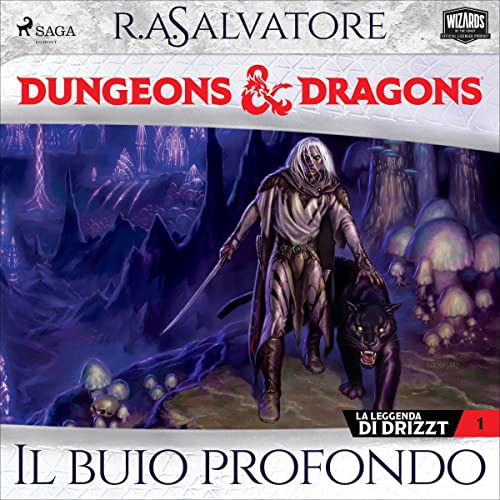 Diseño de la portada del título Dungeons & Dragons: Il buio profondo