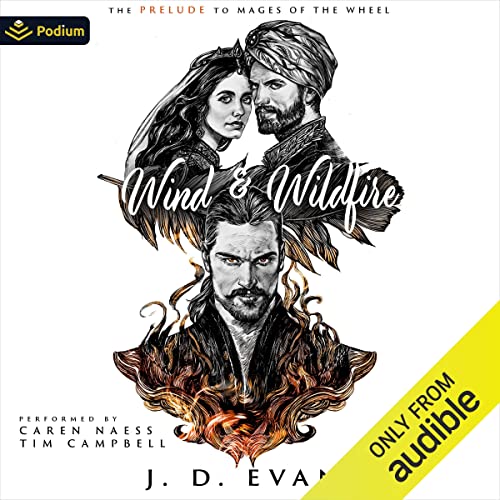 Wind & Wildfire Audiolibro Por J.D. Evans arte de portada