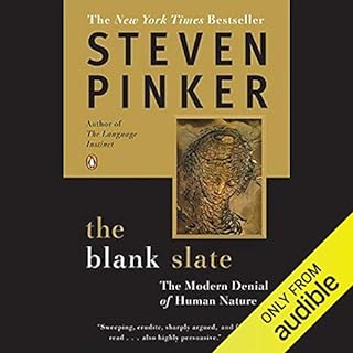 The Blank Slate Audiolibro Por Steven Pinker arte de portada