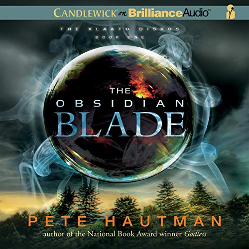 The Obsidian Blade Audiolibro Por Pete Hautman arte de portada