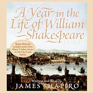 A Year in the Life of William Shakespeare Audiolibro Por James Shapiro arte de portada