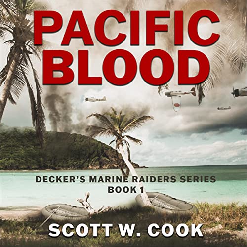 Pacific Blood Audiolibro Por Scott Cook arte de portada