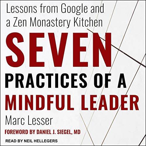 Diseño de la portada del título Seven Practices of a Mindful Leader