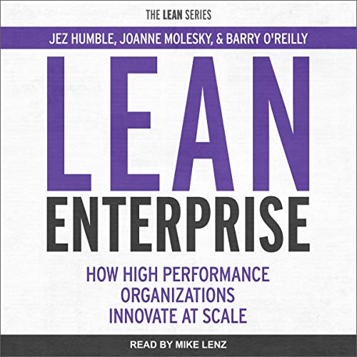 Lean Enterprise Audiolivro Por Jez Humble, Joanne Molesky, Barry O'Reilly capa