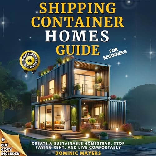 Shipping Container Homes Guide for Beginners cover art