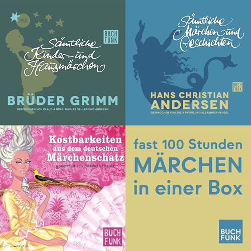 Die richtig große Märchen-Box Audiobook By Hans Christian Andersen, Brüder Grimm, Elisabeth Hering cover art