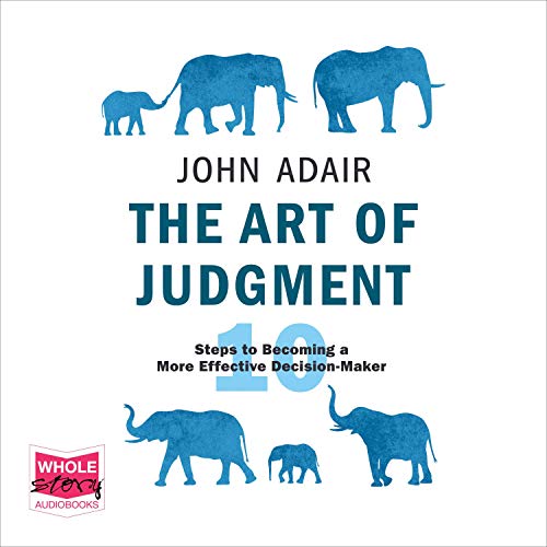 Diseño de la portada del título The Art of Judgment