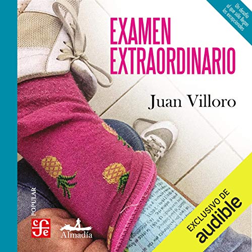 Diseño de la portada del título Examen extraordinario