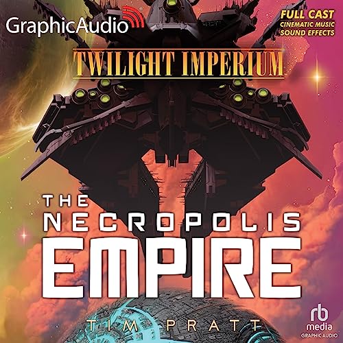 Diseño de la portada del título The Nekropolis Empire (Dramatized Adaptation)