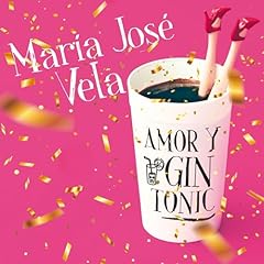 Diseño de la portada del título Amor y gin-tonic