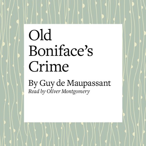 Diseño de la portada del título Old Boniface's Crime