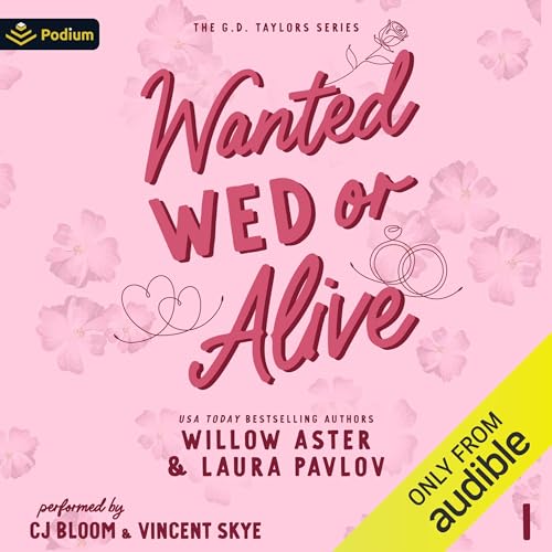 Diseño de la portada del título Wanted Wed or Alive