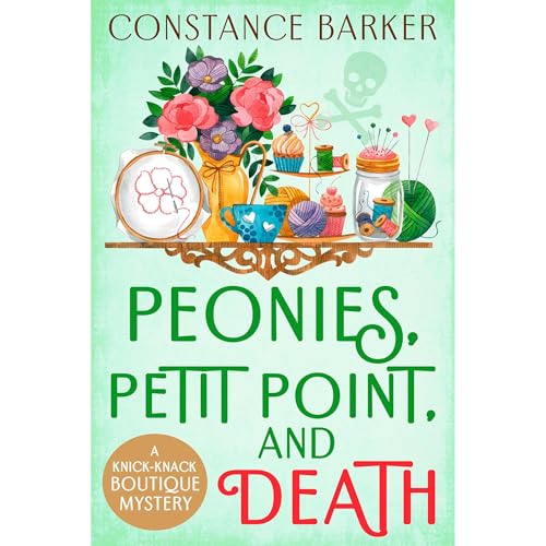 Peonies, Petit Point and Death Audiolibro Por Constance Barker arte de portada