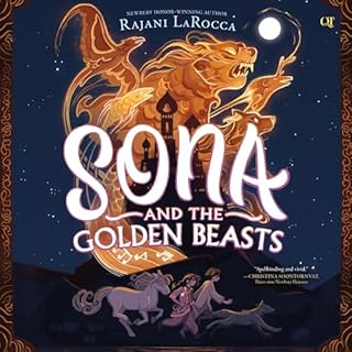 Sona and the Golden Beasts Audiolibro Por Rajani LaRocca arte de portada