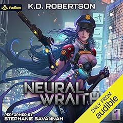 Neural Wraith Audiolibro Por K.D. Robertson arte de portada