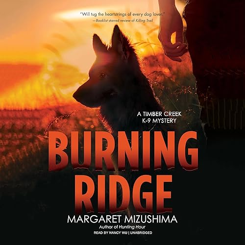 Diseño de la portada del título Burning Ridge