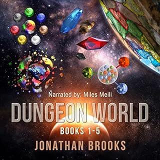 Dungeon World Series Complete Box Set: Books 1 Through 5 Audiolibro Por Jonathan Brooks arte de portada