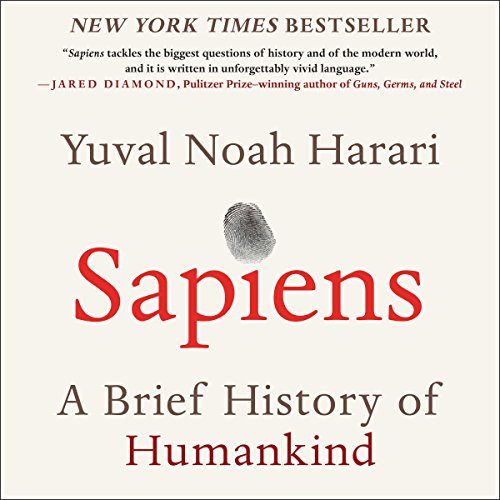 Sapiens Audiolibro Por Yuval Noah Harari arte de portada