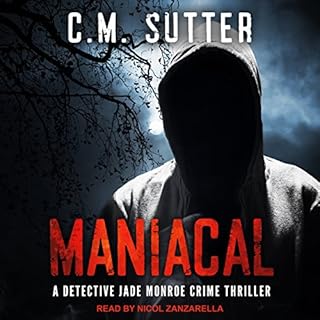 Maniacal Audiolibro Por C.M. Sutter arte de portada