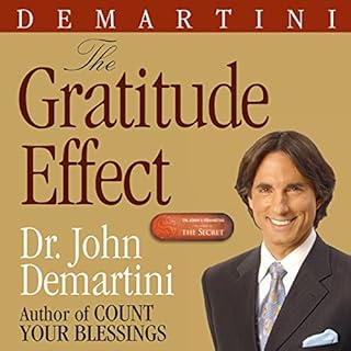 The Gratitude Effect Audiolibro Por Dr. John F. Demartini arte de portada