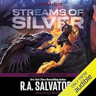 Streams of Silver Audiolibro Por R. A. Salvatore arte de portada