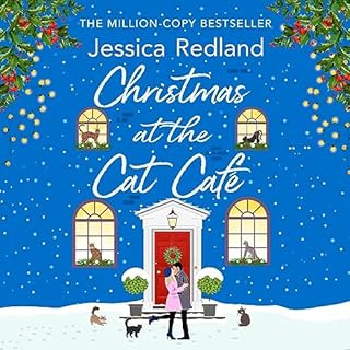 Christmas at the Cat Café Audiolibro Por Jessica Redland arte de portada