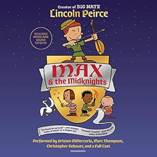 Max and the Midknights Audiolibro Por Lincoln Peirce arte de portada