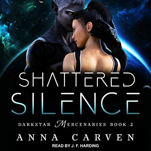 Diseño de la portada del título Shattered Silence