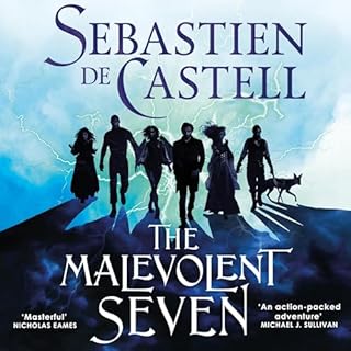 The Malevolent Seven Audiolibro Por Sebastien de Castell arte de portada