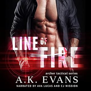 Line of Fire Audiolibro Por A.K. Evans arte de portada