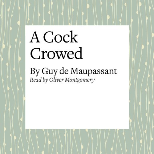 Diseño de la portada del título A Cock Crowed