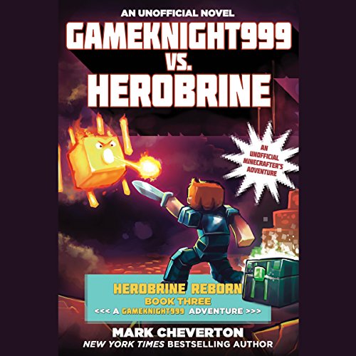 Gameknight999 vs. Herobrine Audiolibro Por Mark Cheverton arte de portada