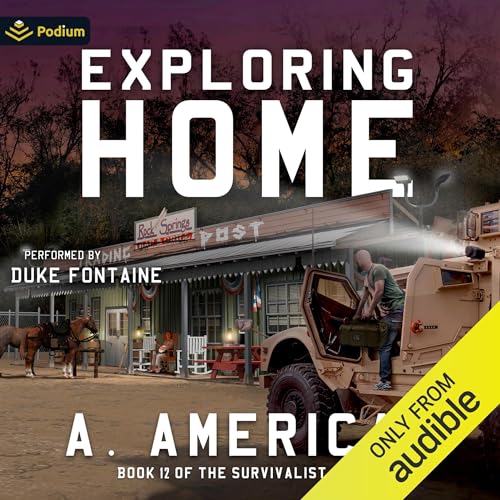 Exploring Home Audiolibro Por A. American arte de portada