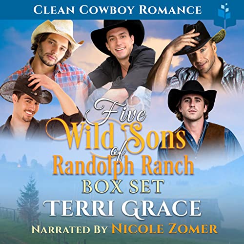 The Five Wild Sons of Randolph Ranch Box Set Audiolibro Por Terri Grace arte de portada